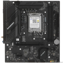 MAXSUN MS-B760M I-CAFE D4  (Socket 1700, mATX, 2*DDR4(64Gb), DP/HDMI, 2*SATA3, 3*M.2, 1*PCIEx16/1*PCIEx4, 6*USB 2.0, 2*USB 3.2 Gen1, LAN 1*2,5G, ARGB, black-red, RTL)  [��������: 3 ����]