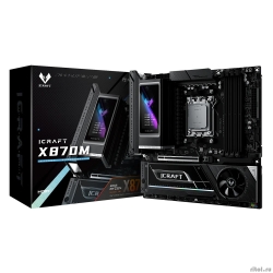 MAXSUN MS-iCraft X870M (Socket AM5, mATX, 4*DDR5(192Gb), DP/HDMI, 2*SATA3, 3*M.2, 1*PCIEx16, 2* Type-C, 2*USB 2.0, 6*USB 3.2, LAN 1*5G, SPDIF, WiFi7,  RTL)  [��������: 3 ����]