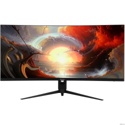 LCD Hisense 34" 34G6Q PRO {VA Curved 3440x1440 240Hz 1ms 178x178 320cd HDMI DisplayPort USB-A AudioOut 2x3W LT ExtPWR VESA Black}  [��������: 3 ����]