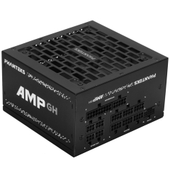 PHANTEKS ���� ������� AMP GH 1000W (80 Plus Platinum, ATX 3.1, PCIe 5.1, APFC, 120mm Fan, Fully Modular, Black) / PH-P1000GR_BK01  [��������: 5 ���]