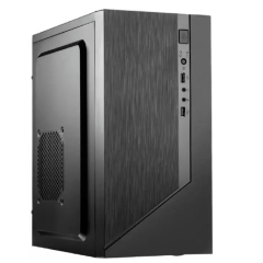Foxline FZ-015 Forza mATX, w/o PSU, 2xUSB2.0, Black, w/o FAN, no power cord  [��������: 1 ���]