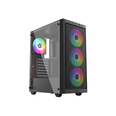 Case ID-Cooling WARE 310 ARGB Black ATX/ win TG/ 4 fans/ CPU 160mm/ GPU 320mm/ no PSU  [��������: 2 ����]