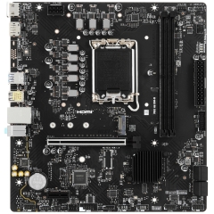 MSI PRO H610M-B  {Intel H610, LGA1700, 1xPCIex16 4xSATA 1xM.2 HDMI VGA / mATX}  [��������: 3 ����]
