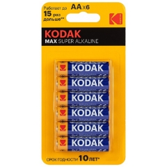 Kodak LR6 4+2BL MAX SUPER Alkaline (72/288) (6 ��. � ��-��)  [��������: 1 ���]