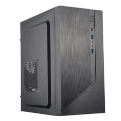Foxline FZ-015-U32 mATX case, black, w/o PSU, w/2xUSB3.0, no pwr cord, w/o FAN  [��������: 1 ���]