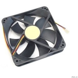 Gembird ���������� 40x40x10, ���������,  ���� 7��, 3pin [D40BM-12A]  [��������: 3 ������]