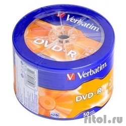 Verbatim  ����� DVD-R  4.7Gb 16-�, 50��. Shrink (43731)  [��������: 2 ������]