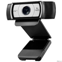 960-000972 Logitech Webcam C930e { Full HD 1080p/30fps, ���������, zoom 4x, ���� ������ 90�, ��������������, �������� ������, ������ 1.83�}   [��������: 2 ����]