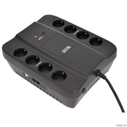 PowerCom SPD-1000U ��� {Line-Interactive, 1000VA / 550W, Tower, Schuko, USB} (688277)  [��������: 2 ����]