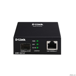 D-Link DMC-G01LC/C1A �������������� � 1 ������ 100/1000Base-T � 1 ������ 1000Base-X SFP  [��������: 1 ���]
