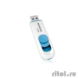 A-DATA Flash Drive 64Gb �008 AC008-64G-RWE {USB2.0, White}  [��������: 1 ���]