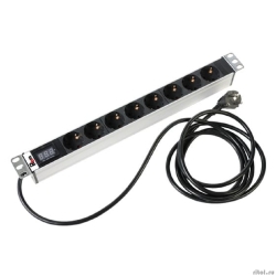 REM ���� ������� Rem-16 � �����������, 8 Shuko, 16A, ����., 19", ���� 3 �. (R-16-8S-AM-440-3)  [��������: 1 ���]