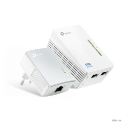 TP-Link TL-WPA4220 KIT AV600 �������� N300 Wi-Fi Powerline ���������  [��������: 3 ����]