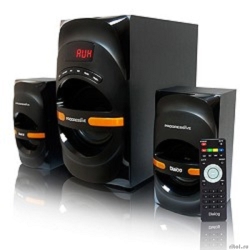 Dialog Progressive AP-210B BLACK {2.1, 30W+2*15W RMS, Bluetooth, USB+SD reader}  [��������: 1 ���]