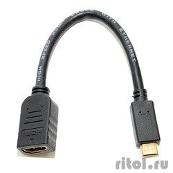 5bites BC-HDC2A1 ������-5bites ������� HDMI F / mini HDMI M 1.4B, ���.�������  [��������: 6 �������]