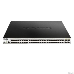 D-Link DGS-1210-52P/ME/B1A PROJ ����������� L2 ���������� � 48 ������� 10/100/1000Base-T � 4 ������� 1000Base-X SFP (����� 1-8 PoE 802.3af/at, ����� 9-24 PoE 802.3af, PoE-������ 193 ��)  [��������: 1 ���]