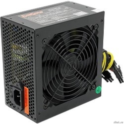 Exegate EX221638RUS ���� ������� 500W ATX-500NPXE(+PFC),ATX, PPFC, 12cm fan, 24pin, 2x(4+4)pin, 2xPCI-E, 5xSATA, 3xIDE, black  [��������: 1 ���]