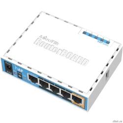 MikroTik RB951Ui-2nD ������������ �������������,  hAP 2.4Ghz, 5xLAN, 2.4 ��� 802.11b/g/n, MIMO 2x2, 22 ���  [��������: 1 ���]