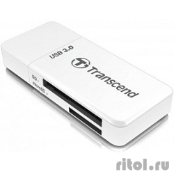 ������� ��������� USB 3.0 Multi-Card Reader F5 All in 1 Transcend [TS-RDF5W] White  [��������: 1 ���]
