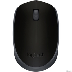 910-004643/910-004424  Logitech Wireless Mouse M171, Black  [��������: 3 ����]