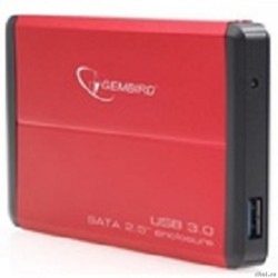 Gembird EE2-U3S-2-R ������� ������ 2.5" Gembird EE2-U3S-2 ,  �������, USB 3.0, SATA  [��������: 1 ���]