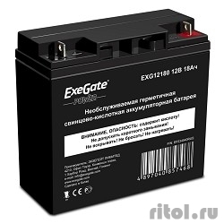 Exegate EP234540RUS �������������� ������� HR 12-18/EXG12180 (12V 18Ah, ������ F3 (���� �5 � ������))  [��������: 1 ���]