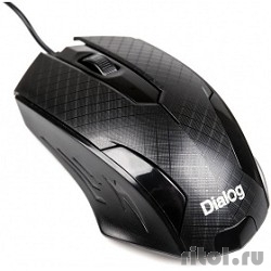 ���� Dialog Pointer MOP-07U Black USB, ����������, 3 ������ + �����  [��������: 6 �������]