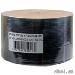 ����� VS CD-RW 80 4-12x Bulk/50 (620168)         [��������: 2 ������]