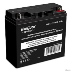 Exegate ES255177RUS �������������� ������� DTM 1217 (12V 17Ah, ������ F3 (���� �5 � ������))  [��������: 1 ���]