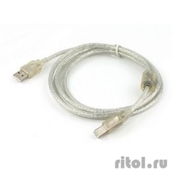 ������ USB2.0 Cablexpert AM/BM, ����, �����.�����, ���.������, Pro, 0.75�, �������, �����  (CCF-USB2-AMBM-TR-0.75M)  [��������: 3 ������]