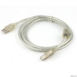 Cablexpert ������ USB 2.0 Pro, AM/BM, 2�, �����, 2 ������.������, ���������� (CCF-USB2-AMBM-TR-2M)  [��������: 3 ������]