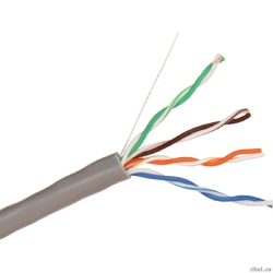 Exegate EX256748RUS ������ UTP 4 ���� ���.5e Exegate �������������� ����,24AWG, FLUKE� test pass, ����� 305�, �����, PVC  [��������: 1 ���]