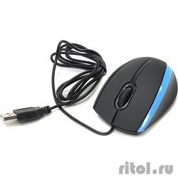 Defender MM-340 Black - Blue USB [52344] {  , 3 ,1000 dpi}  [: 6 ]