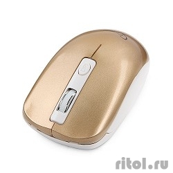 Gembird�MUSW-400-G Gold USB { ������������.,�3��.+������-������,�2.4���,�1600�dpi, ��������� ����}  [��������: 1 ���]