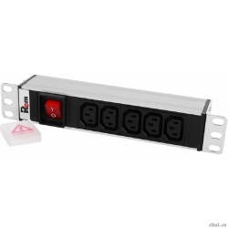 REM ���� ������� Rem-10 ��� ����� � ����., 5 IEC 60320 C13, ���� IEC 60320 C14, 10A, ����., 10" (R-10-5C13-V-220-Z)  [��������: 1 ���]