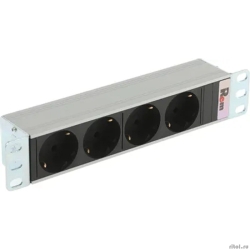 REM ���� ������� Rem-10 ��� �����, 4 Schuko, ���� IEC 60320 C14, 10A, ����., 10" (R-10-4S-220-Z)  [��������: 1 ���]