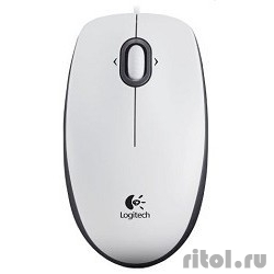 910-005004/910-006764 ���� Logitech M100 USB White  [��������: 3 ����]