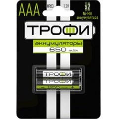����� HR03-2BL 650 mAh (20/240/17280)  [��������: 2 ������]
