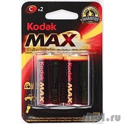 Kodak LR14-2Bl Max Super Alkaline [Kc-2] (20/200/6000) (2 ��. � ��-��)  [��������: 1 ���]