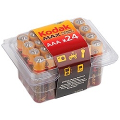 Kodak LR03-24 Plastic Box Max Super Alkaline [24 3A Pvc] (24/480/33600) (24 ��. � ��-��)  [��������: 1 ���]