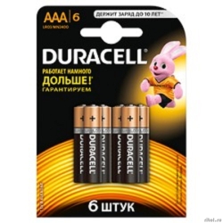 DURACELL LR03-6BL BASIC (6/60/33840) (6 ��. � ��-��)  [��������: 1 ���]