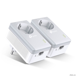 TP-Link TL-PA4010P KIT AV600 �������� ��������� Powerline �� ���������� ��������  [��������: 3 ����]