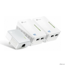 TP-Link TL-WPA4220 TKIT AV600 �������� Wi-Fi Powerline-��������� � Wi-Fi  [��������: 3 ����]