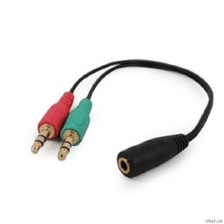 ������ ����� ������� Cablexpert, ����3.5 ������� + 3.5 ��������-> ����3.5 4pin, ����� 20��, ������ (CCA-418)  [��������: 3 ������]