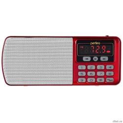 Perfeo ������������� �������� ����� FM+ 70-108���/ MP3/ ������� USB ��� BL5C/ ������� (i120-RED) [PF_5026]  [��������: 1 ���]