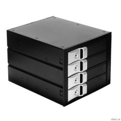 Exegate EX264645RUS ������� ��� HDD Exegate HS435-01 (�������������, �� 4*3,5" SATA/SAS HDD, �������� 3*5,25" ������)  [��������: 1 ���]
