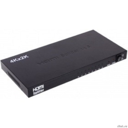 ORIENT HDMI 4K Splitter HSP0108H, 1->8, HDMI 1.4/3D, UHDTV 4K(3840x2160)/HDTV1080p/1080i/720p, HDCP1.2, ������� �� 5�/3A, �����.������ (29987)  [��������: 1 ���]