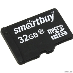 Micro SecureDigital 32Gb Smartbuy 32GB SB32GBSDCL10-00 {Micro SDHC Class 10}  [��������: 2 ����]