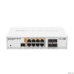MikroTik CRS112-8P-4S-IN ���������� �����������, 8�10/100/1000 Ethernet, 4 x SFP ports  [��������: 1 ���]