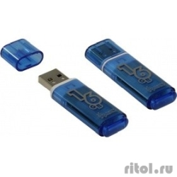Smartbuy USB Drive 16Gb Glossy series Blue SB16GBGS-B  [��������: 2 ����]